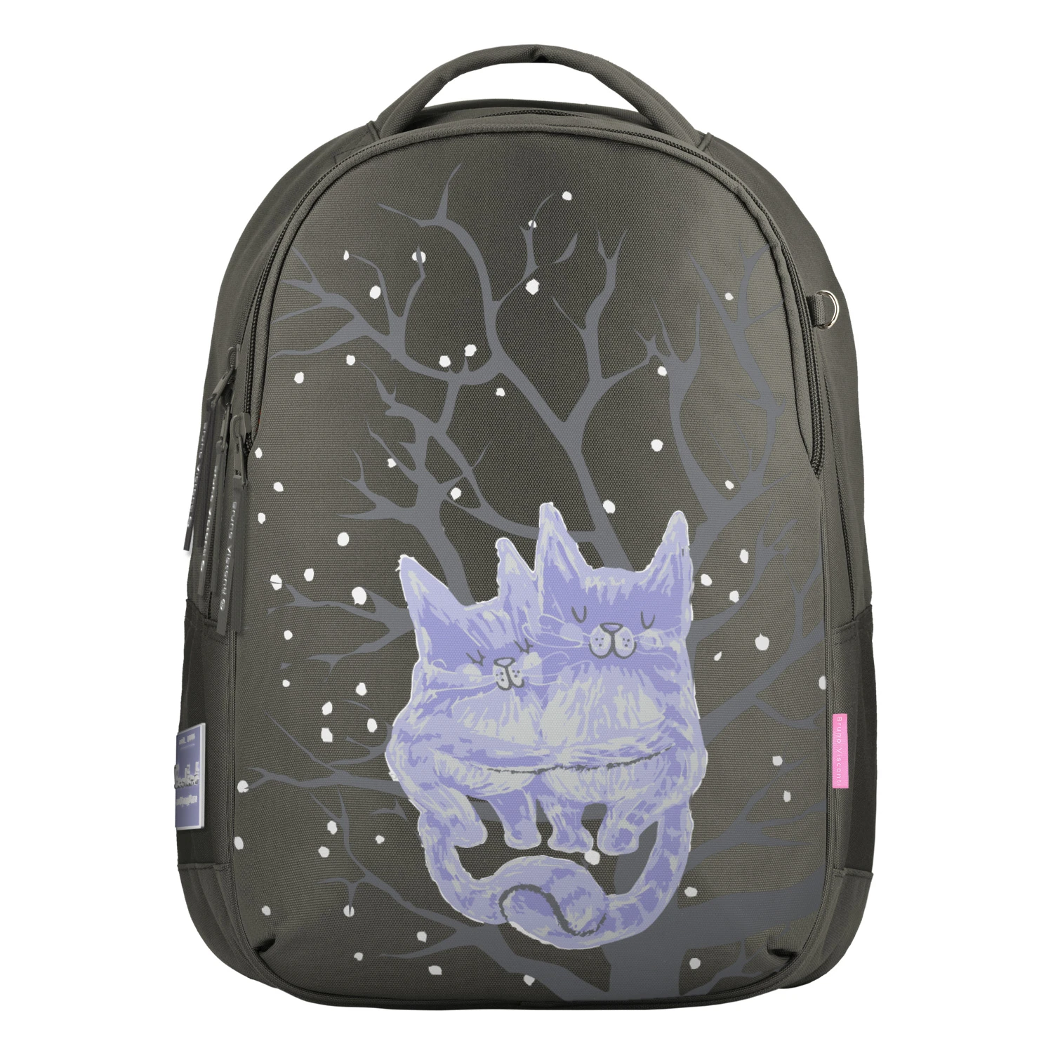 РЮКЗАК ЭРГОНОМИЧНЫЙ СУПЕРЛЕГКИЙ ТЕМНО-СЕРЫЙ "НЕЖНЫЕ КОТИКИ" РЮКЗАК ЭРГОНОМИЧНЫЙ СУПЕРЛЕГКИЙ ТЕМНО-СЕРЫЙ "НЕЖНЫЕ КОТИКИ"