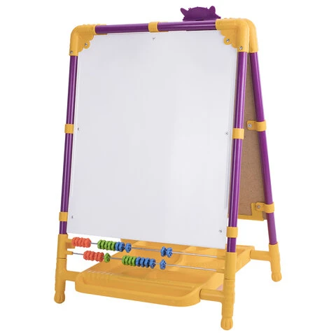 Мольберт растущий для мела/магнитно-маркерный, 53х46 см, BRAUBERG "NIKA Мольберт растущий для мела/магнитно-маркерный, 53х46 см, BRAUBERG "NIKA