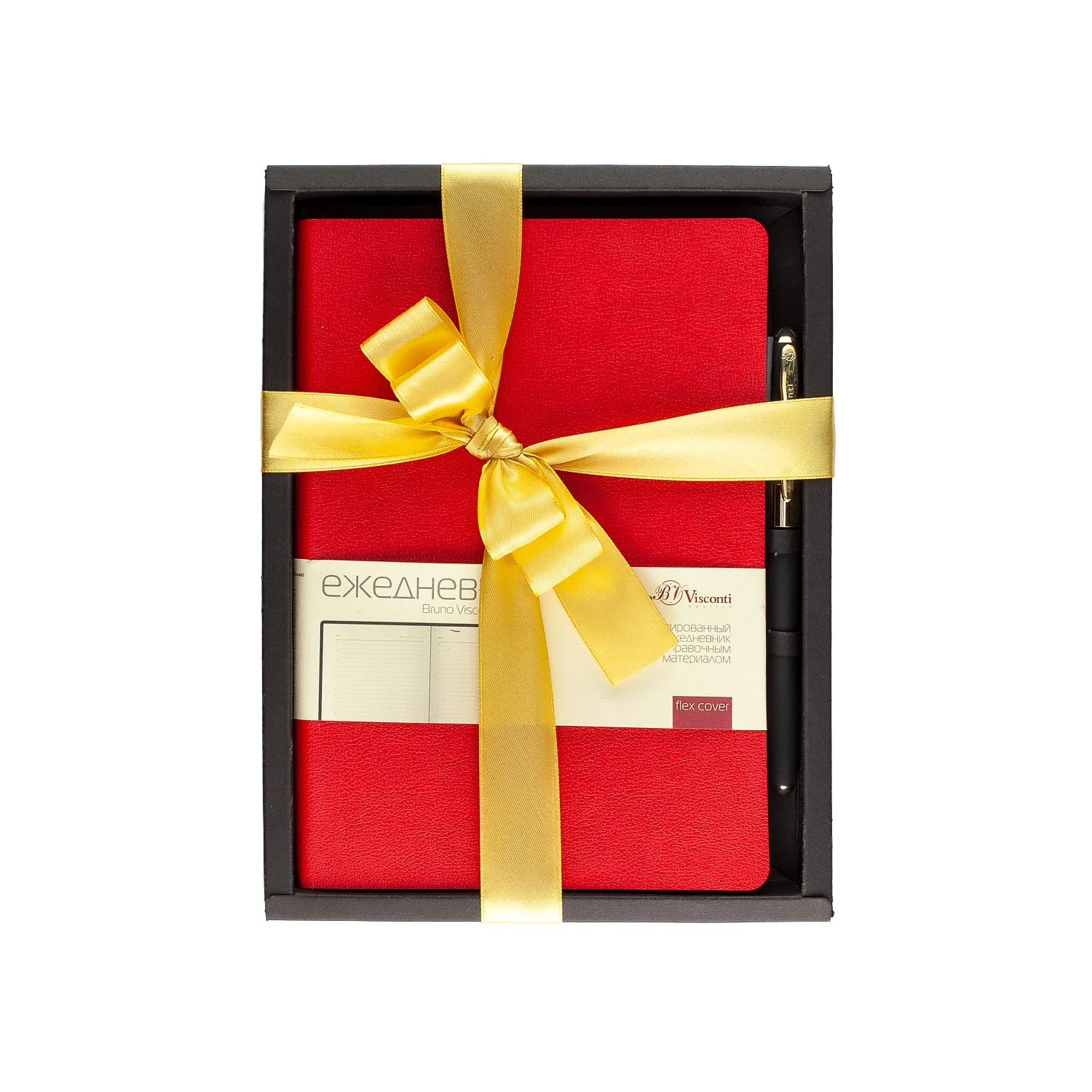 НАБОР ПОДАРОЧНЫЙ А5 "BOSTON" (КРАСНЫЙ ЕЖЕДНЕВНИК И РУЧКА)