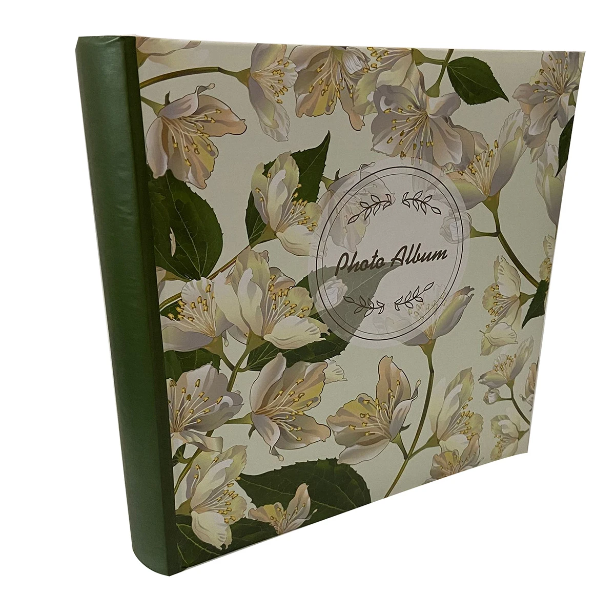 Фотоальбом 200ф 10X15см, бум.карм. с мемо, книжный переплет