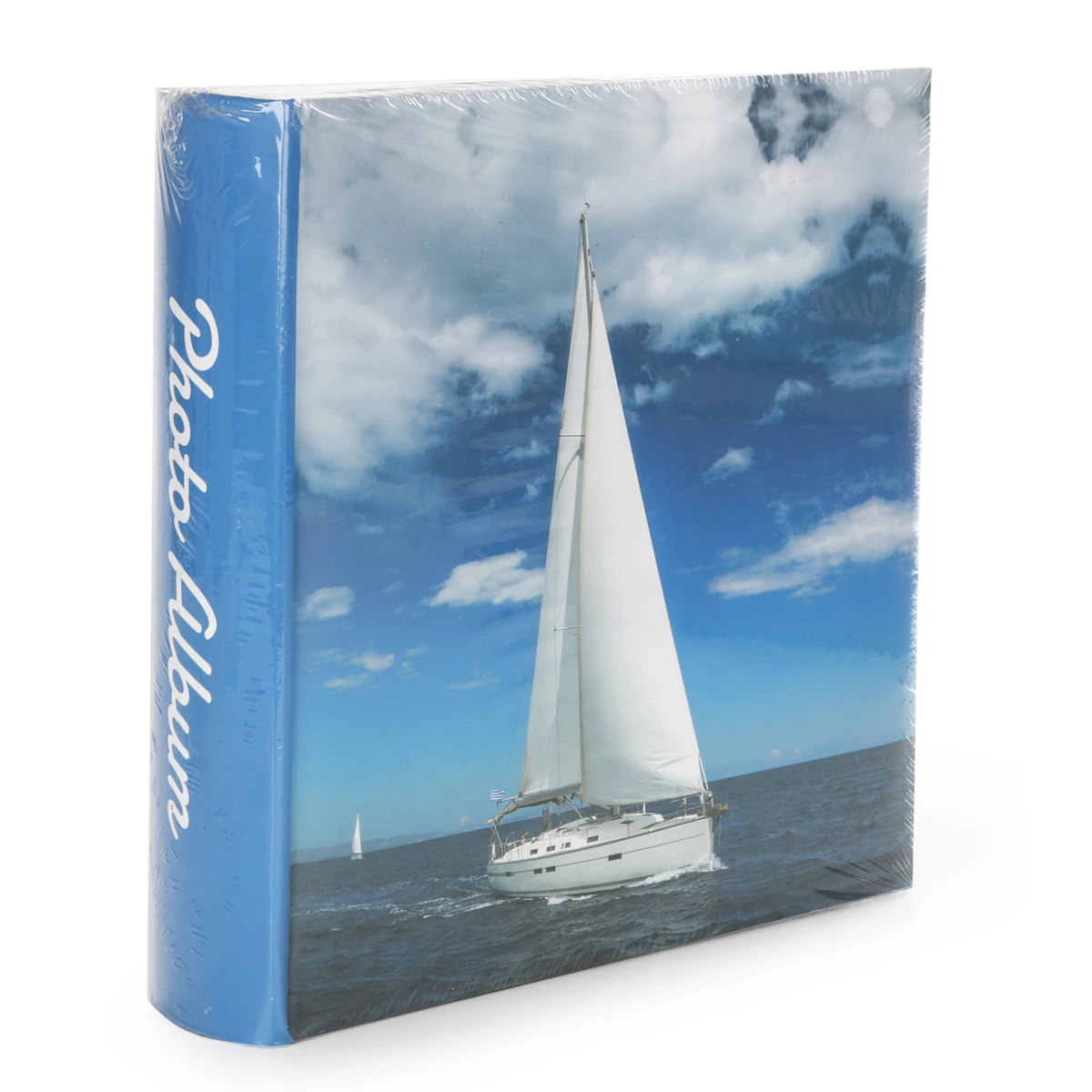 Фотоальбом 200ф 10X15см, бум.карм. с мемо, книжный переплет