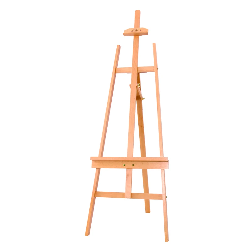 Мольберт напольный Лира с бегунком Гамма "Студия", 52*73*147см, бук