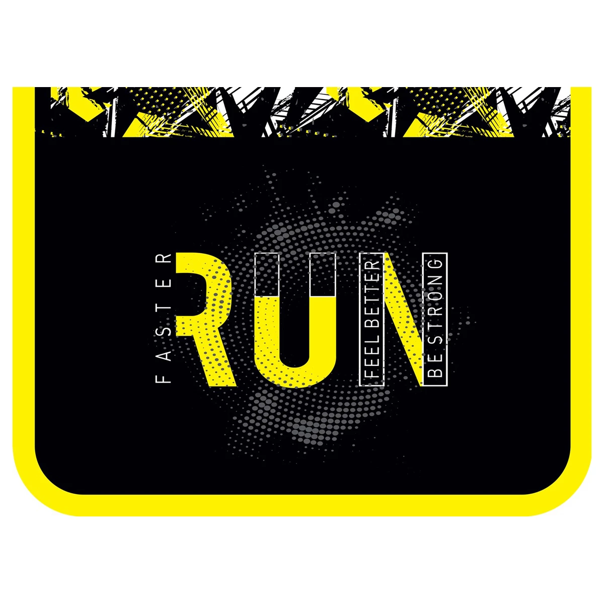 Пенал 1 отделение, 200*130 ArtSpace "Run", ламинированный картон