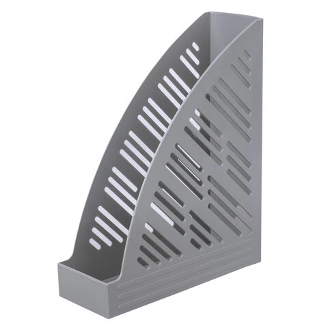 Лоток вертикальный для бумаг BRAUBERG "Standard+", 250х90х300 мм,