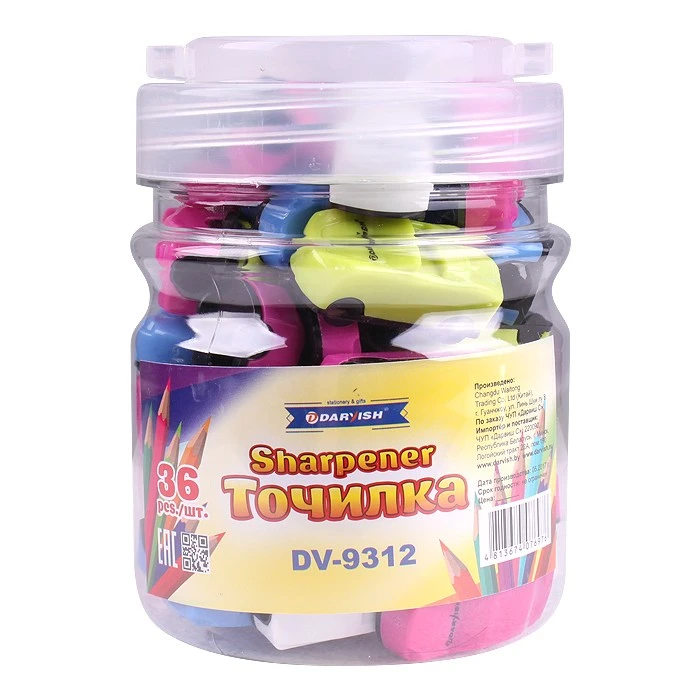Точилка пластиковая "Darvish" ассорти в форме машинки Точилка пластиковая "Darvish" ассорти в форме машинки