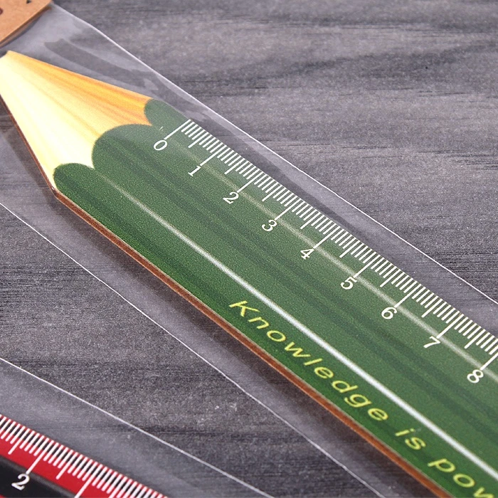 Линейка 12см деревянная "Карандаш" ассорти Линейка 12см деревянная "Карандаш" ассорти