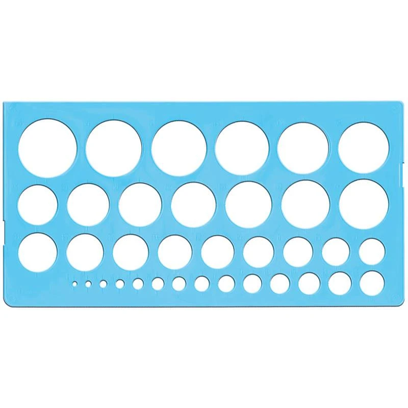 Трафарет окружностей 1-36мм.: ТТ21