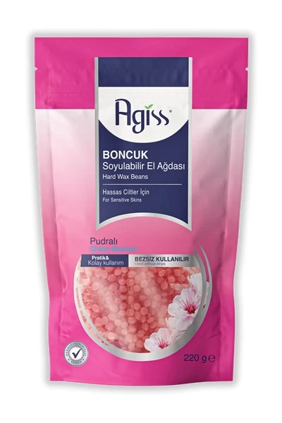 AGISS Восковые гранулы для депиляции для ЧУВСТВИТЕЛЬНОЙ кожи 220гр.