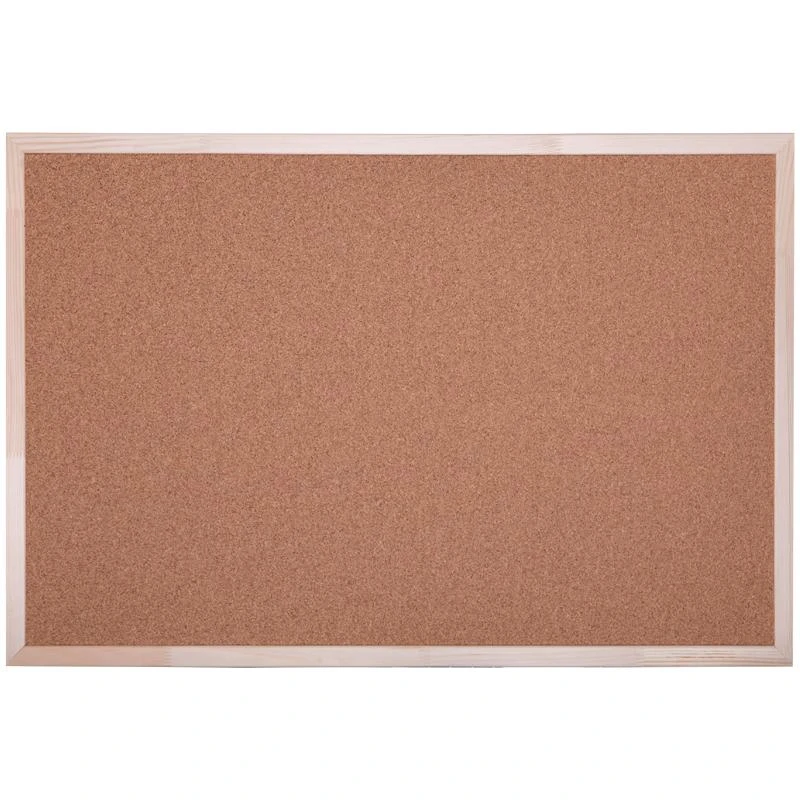 Доска пробковая OfficeSpace, 90*60см, деревянная рамка, полочка KK_20421 Доска пробковая OfficeSpace, 90*60см, деревянная рамка, полочка KK_20421