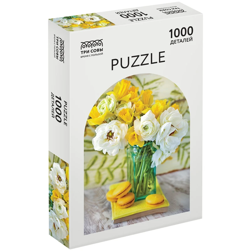 Пазл 1000 эл. ТРИ СОВЫ "Букет с нарциссами" Пазл 1000 эл. ТРИ СОВЫ "Букет с нарциссами"