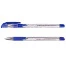 Ручка шариковая синяя на масляной основе "Piano" корпус с резиновым