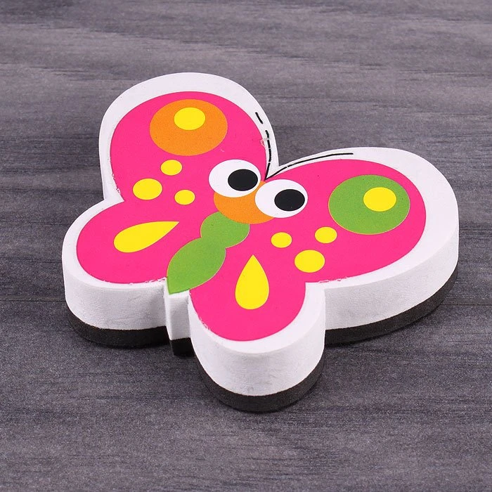 Губка стирательная для доски магнитная "Бабочка" Губка стирательная для доски магнитная "Бабочка"