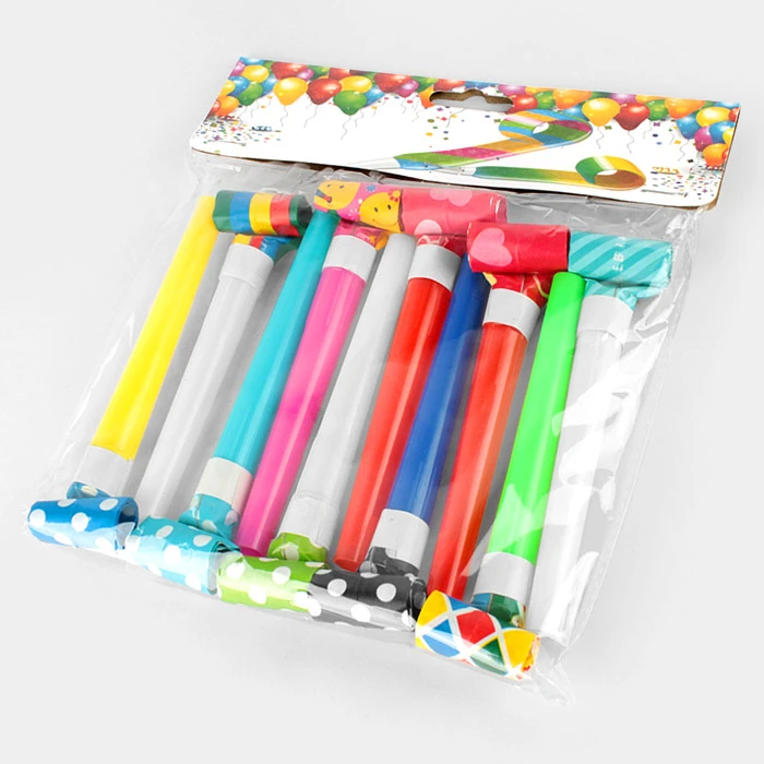 Праздничное украшение "Дудки-язычки" 10шт/уп (набор)