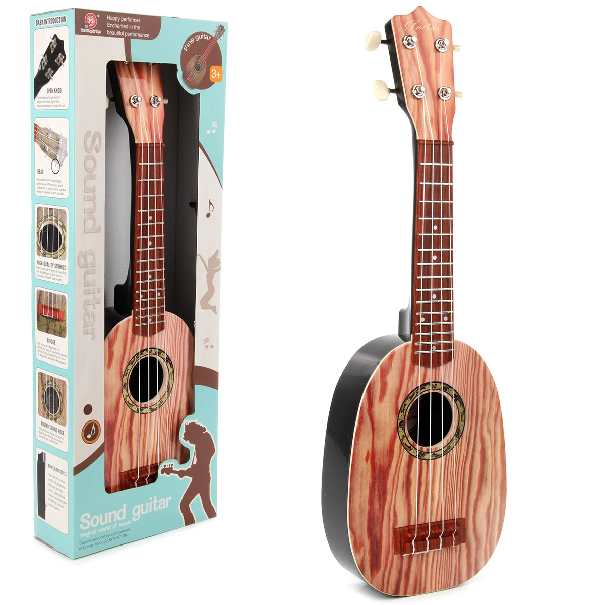 Гитара "Гавайская" 56х21см Гитара "Гавайская" 56х21см