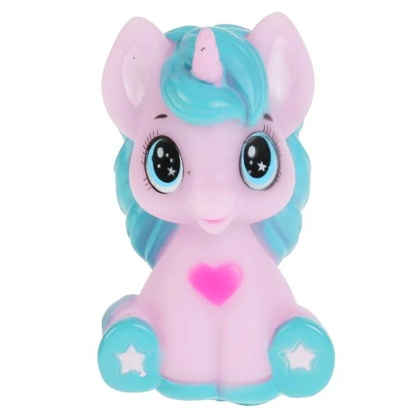 Игрушка для ванны единорожка 9 см, в сетке, КАПИТОШКА