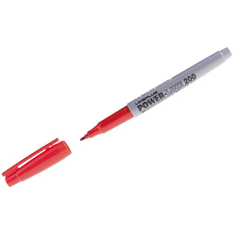 Маркер перманентный "200F" красный, пулевидный, 0,7мм PER-200F Маркер перманентный "200F" красный, пулевидный, 0,7мм PER-200F