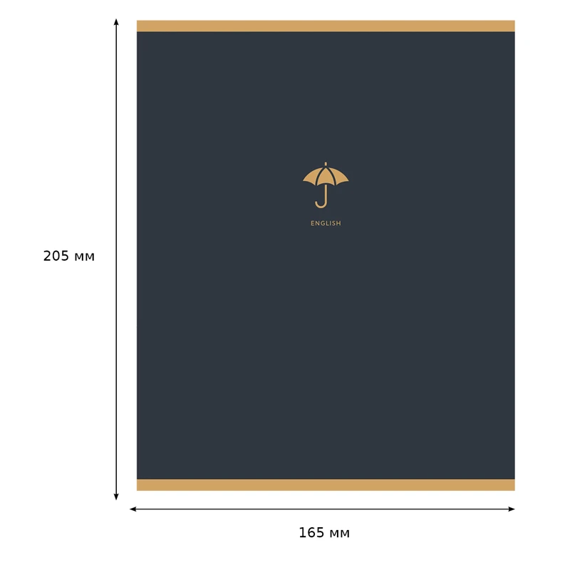 Тетрадь предметная 48л. BG "Monocolor. Element" - Английский язык, Тетрадь предметная 48л. BG "Monocolor. Element" - Английский язык,