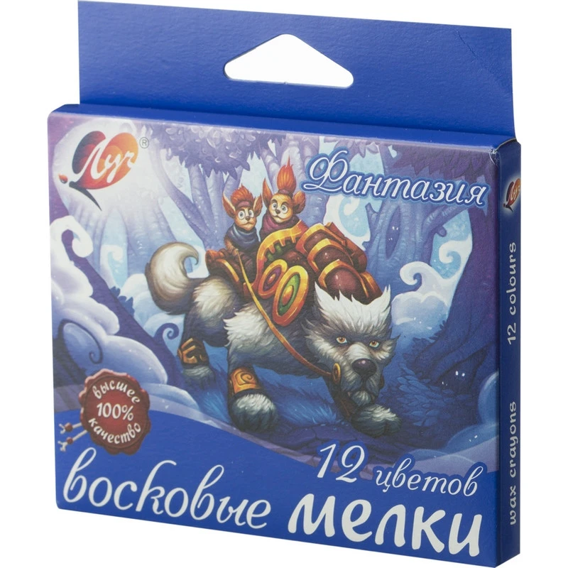 Пастель масляная Фантазия 12 цветов