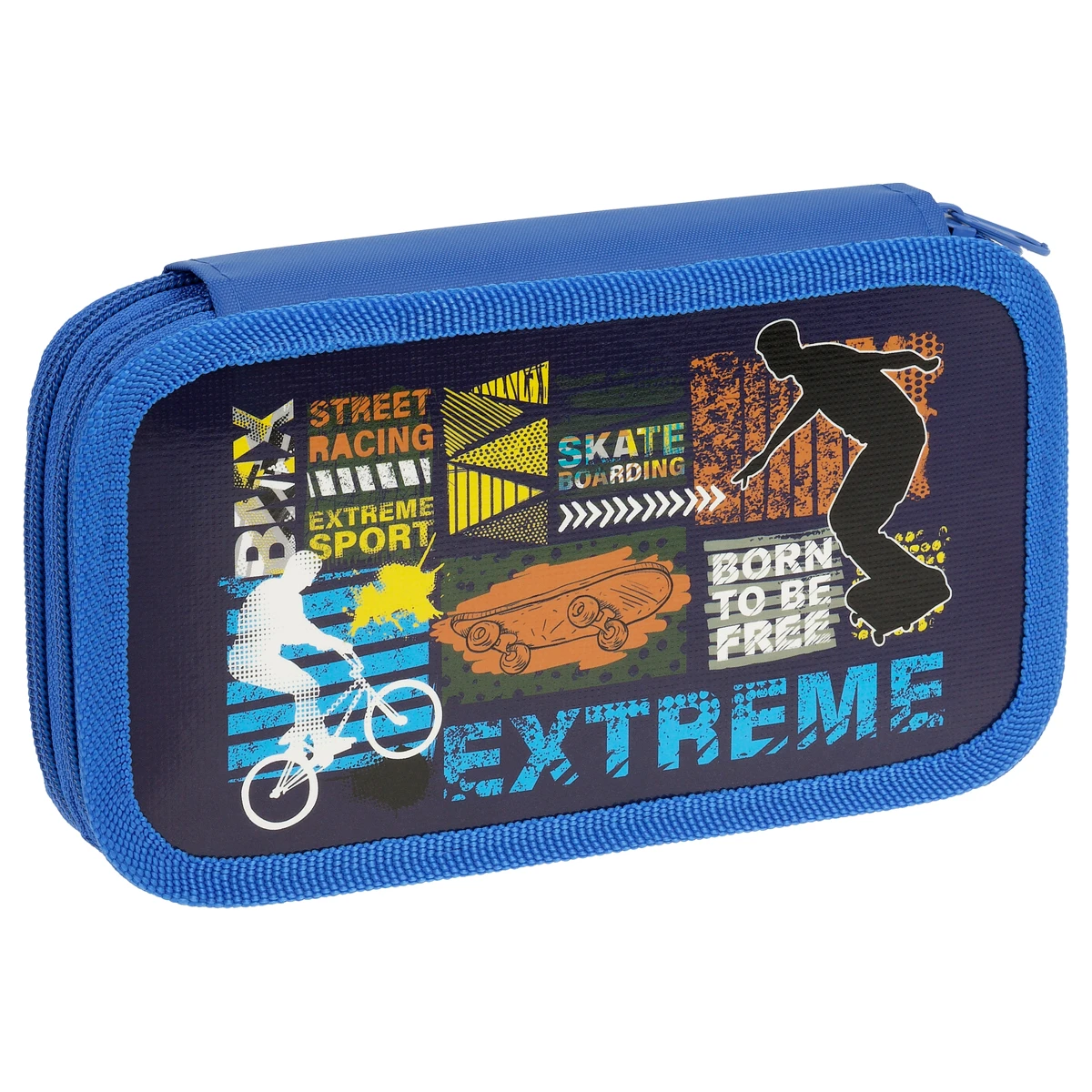 Пенал 2 отделения, 190*105 ArtSpace "Extreme", ламинированный картон