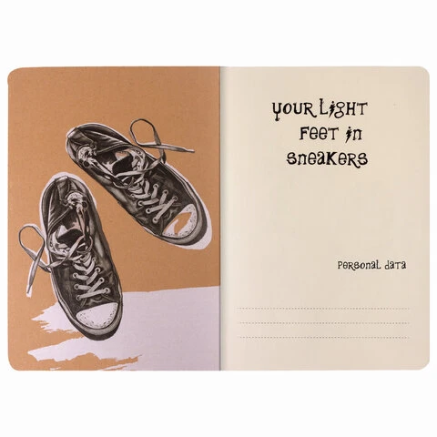 Тетрадь 40 л. в клетку обложка КРАФТ, бежевая бумага 70 г/м2, сшивка, А5 Тетрадь 40 л. в клетку обложка КРАФТ, бежевая бумага 70 г/м2, сшивка, А5