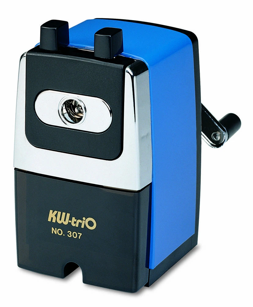 Точилка KW-Trio механ. с контейнером метал. корп. различ. дизайна: 307A штр.: Точилка KW-Trio механ. с контейнером метал. корп. различ. дизайна: 307A штр.: