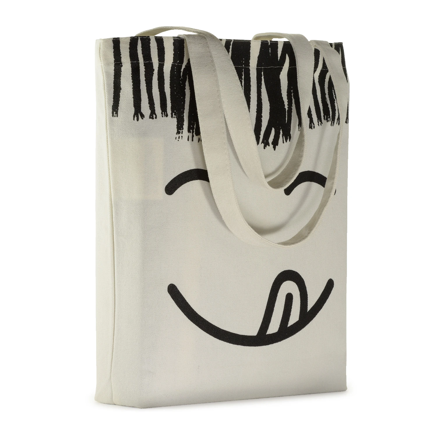 СУМКА-ШОППЕР WHITE "УЛЫБКА" 34х36 см СУМКА-ШОППЕР WHITE "УЛЫБКА" 34х36 см