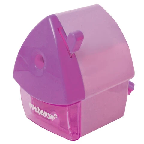 Точилка механическая ПИФАГОР "Домик гнома", металлический механизм, Точилка механическая ПИФАГОР "Домик гнома", металлический механизм,