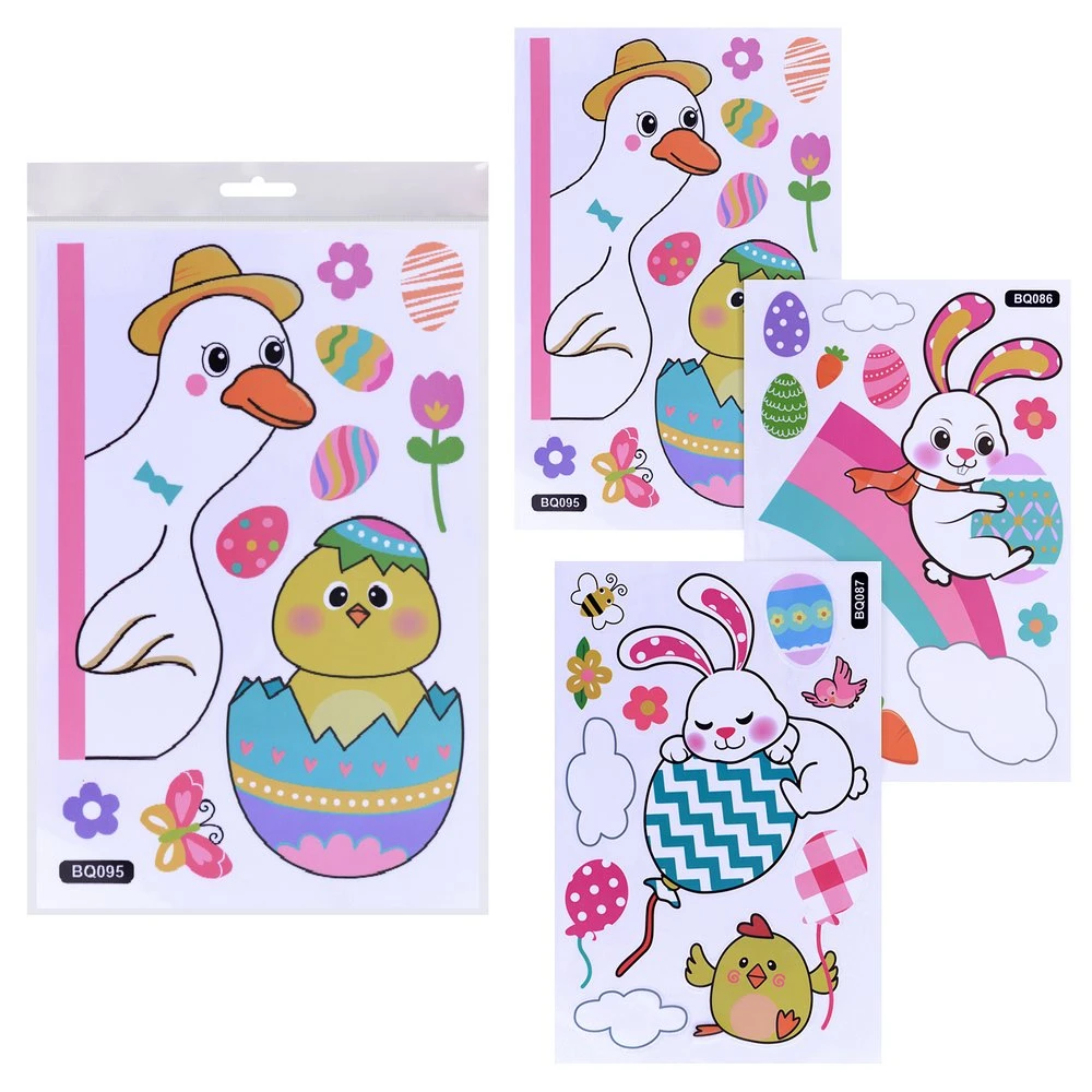 Наклейка «Пасхальное настроение». Размер 30х20 см, 3 дизайна Наклейка «Пасхальное настроение». Размер 30х20 см, 3 дизайна