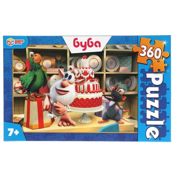 Буба. Пазлы классические в коробке. Пазл 360 деталей. Умные игры Буба. Пазлы классические в коробке. Пазл 360 деталей. Умные игры