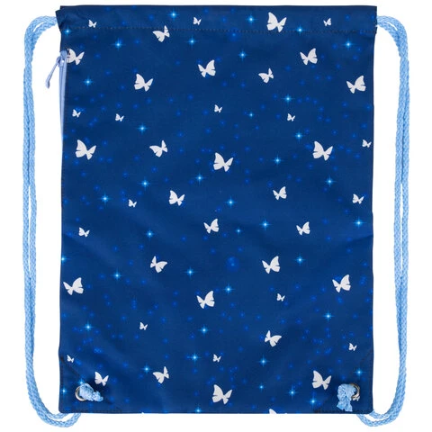 Мешок для обуви BRAUBERG PREMIUM, карман, подкладка, светоотражающие элементы,