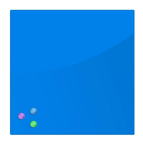 Доска магнитно-маркерная стеклянная (45х45 см), 3 магнита, СИНЯЯ, BRAUBERG, Доска магнитно-маркерная стеклянная (45х45 см), 3 магнита, СИНЯЯ, BRAUBERG,