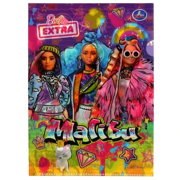 Папка БАРБИ - уголок а4, barbie extra Умка