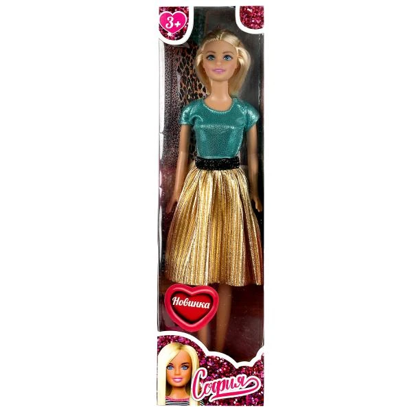 Кукла 29 см София, бесшарнирная, кор КАРАПУЗ