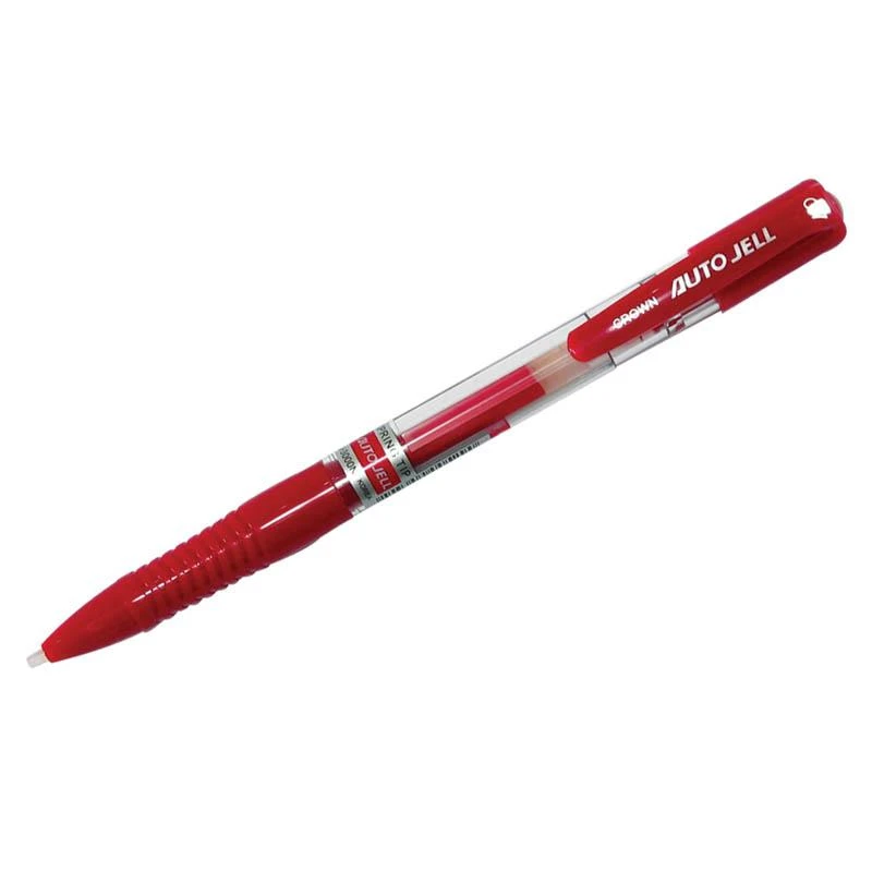 Ручка гелевая автоматическая красная, 0,7мм: AJ-3000N штр.:  8803654005290