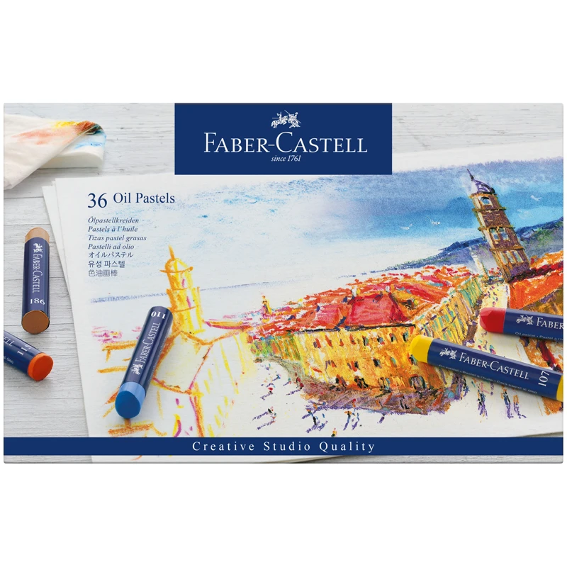 Пастель масляная Faber-Castell "Oil Pastels", 36 цветов, картон. упак.