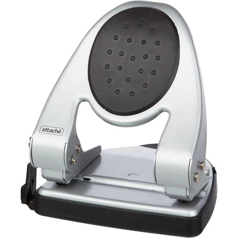 Дырокол Attache 6730 до&nbsp-30 листов серебристый с&nbsp-линейкой