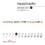 КАРАНДАШ ЧЕРНОГРАФИТОВЫЙ "HappyGraphix. Музыка. Микрофон" НВ