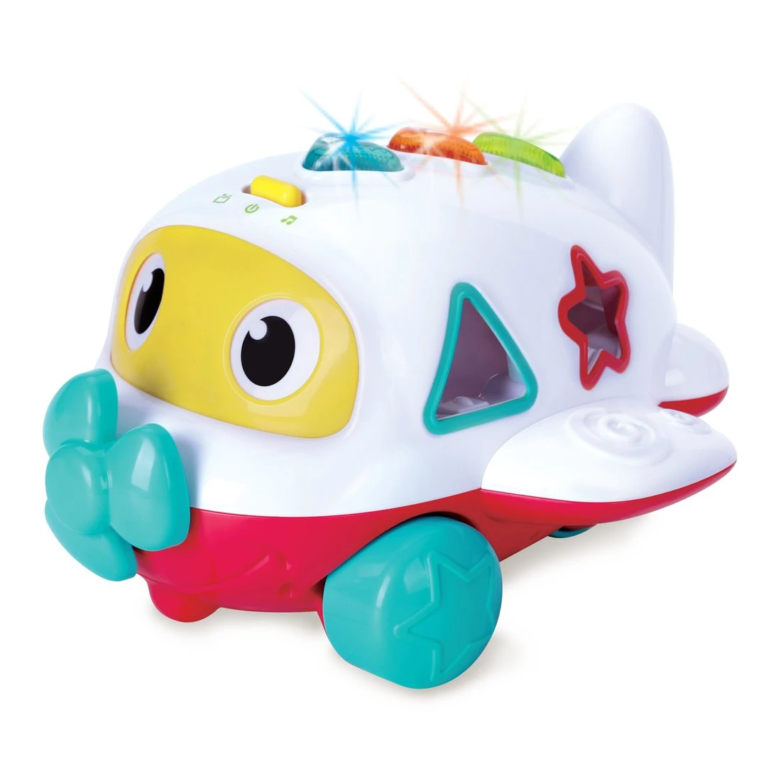 Игрушка э/ф "Самолетик": ездит, свет/мелодии/звуки, русск. песенки,