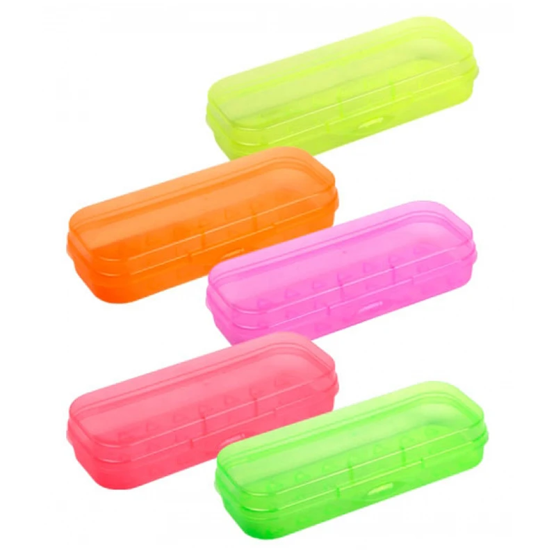 Пенал-футляр 215*90*43 Стамм "Creative", пластик, ассорти