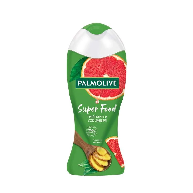 Palmolive гель для душа 250мл. Супер Фуд Грейпфрут и Сок Имбиря (909354)