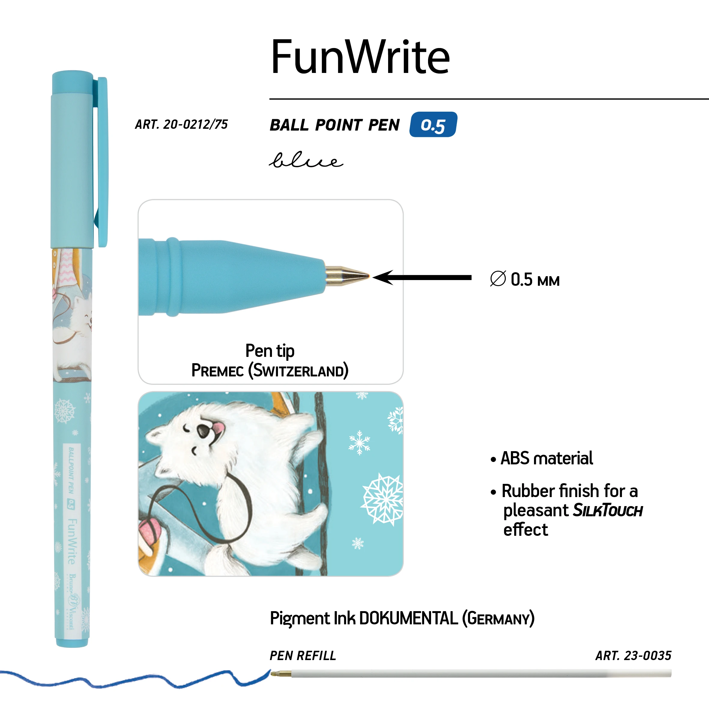 РУЧКА "FunWrite. Городская прогулка. Лайка" ШАРИКОВАЯ, 0.5 ММ, СИНЯЯ РУЧКА "FunWrite. Городская прогулка. Лайка" ШАРИКОВАЯ, 0.5 ММ, СИНЯЯ