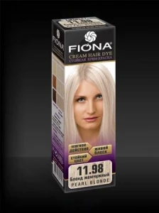 Fiona Крем-краска Блонд жемчужный 11.98/6198 Fiona Крем-краска Блонд жемчужный 11.98/6198