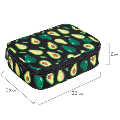 Пенал-косметичка BRAUBERG, 1 отделение, 1 откидная планка, ткань, 21x15x6 см, Пенал-косметичка BRAUBERG, 1 отделение, 1 откидная планка, ткань, 21x15x6 см,