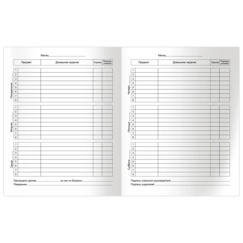 Дневник 5-11 кл. 48л. (твердый) BG "Моя школа", глянцевая ламинация