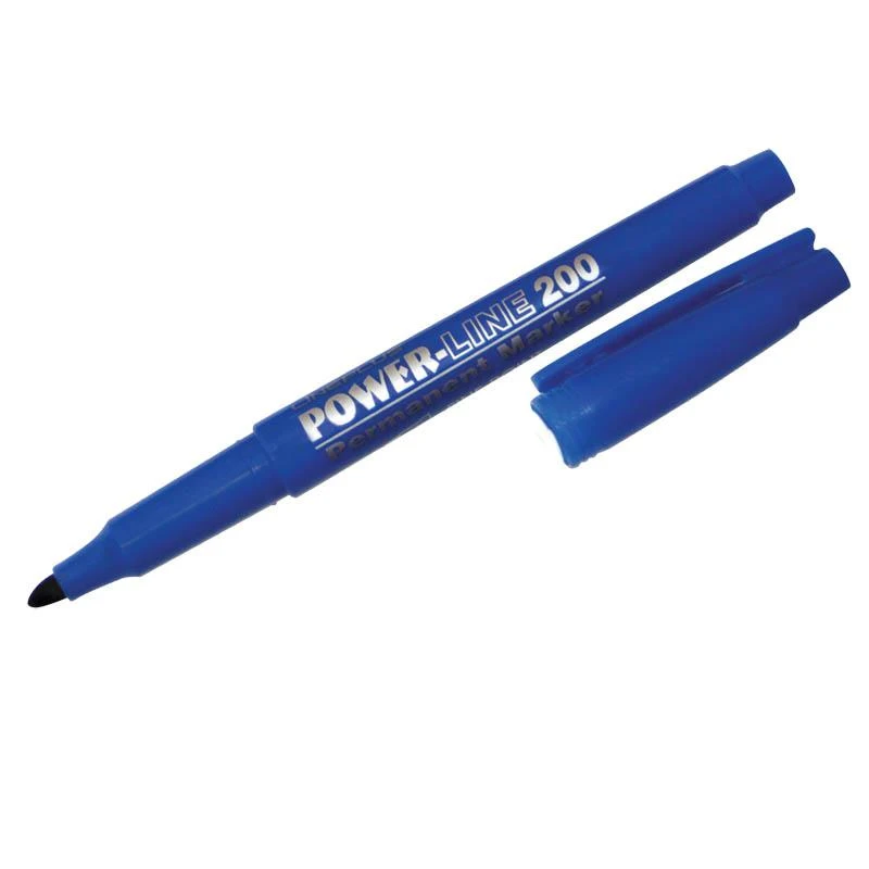 Маркер перманентный "200B" синий, пулевидный, 3мм: PER-200B штр.: Маркер перманентный "200B" синий, пулевидный, 3мм: PER-200B штр.: