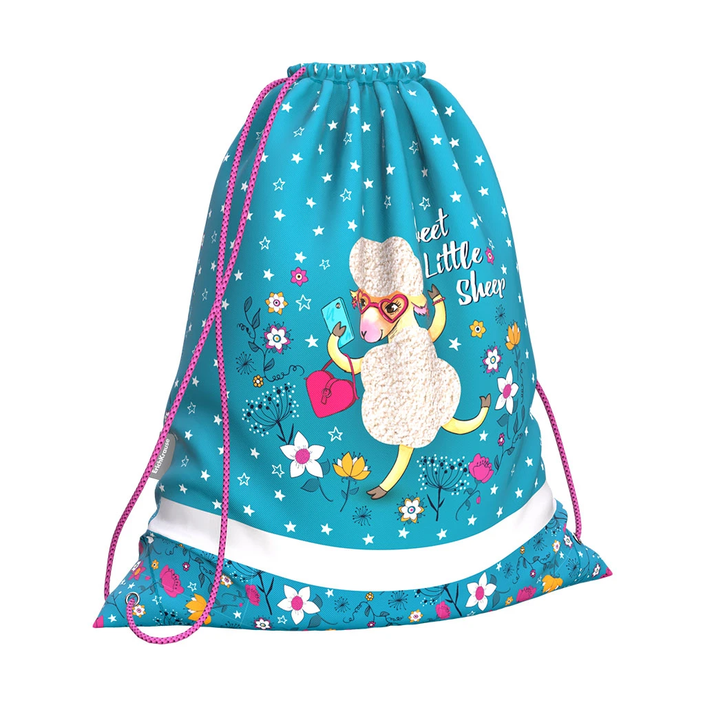 Мешок для обуви ErichKrause® 365x440мм Flower Sheep