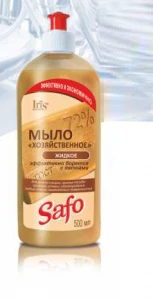Iris SAFO Мыло ХОЗЯЙСТВЕННОЕ жидкое 500 мл/10шт