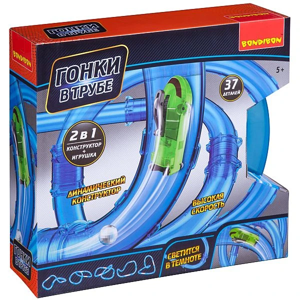 Развлекательные игры Bondibon «ГОНКИ В ТРУБЕ», 37 дет., BOX 40.5х10х36.5 см. Развлекательные игры Bondibon «ГОНКИ В ТРУБЕ», 37 дет., BOX 40.5х10х36.5 см.