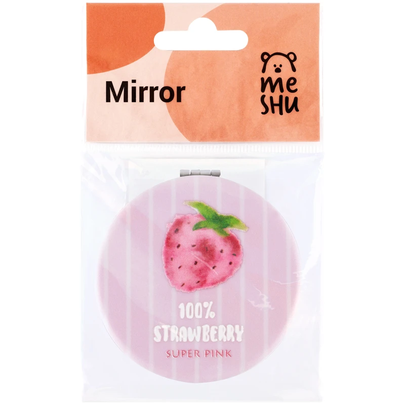 Зеркальце карманное складное MESHU "Strawberry" Зеркальце карманное складное MESHU "Strawberry"