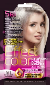 Арт.4919 ФИТО К Крем-краска для волос Effect Color тон Пепельный Блондин 50мл Арт.4919 ФИТО К Крем-краска для волос Effect Color тон Пепельный Блондин 50мл